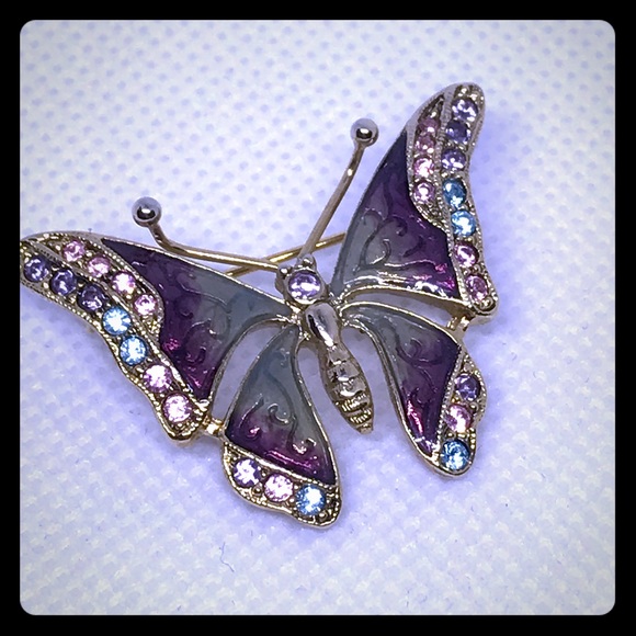 Vintage Jewelry - Vintage.Jewelry, Butterfly Broach, Brooch
